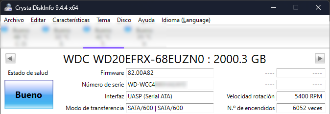 computadoras y laptops - Disco Duro WD Red 2 TB - En Buenas Condiciones 2