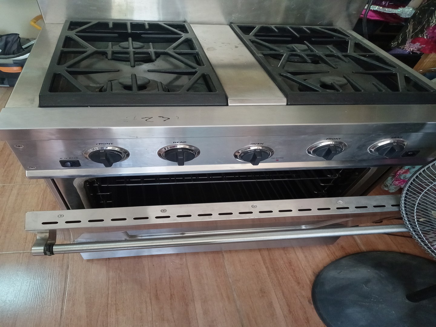 cocina - Estufa inoxidable con horno 