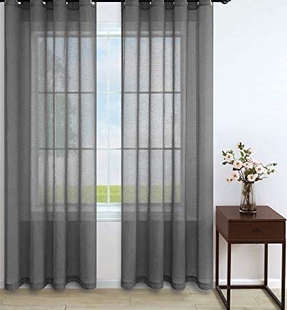 decoración y accesorios - CORTINAS color gris con su tubo 5m x 2.5m 2