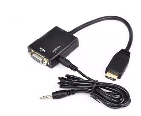 otros electronicos - Adaptador convertidor HDMI macho a VGA 1