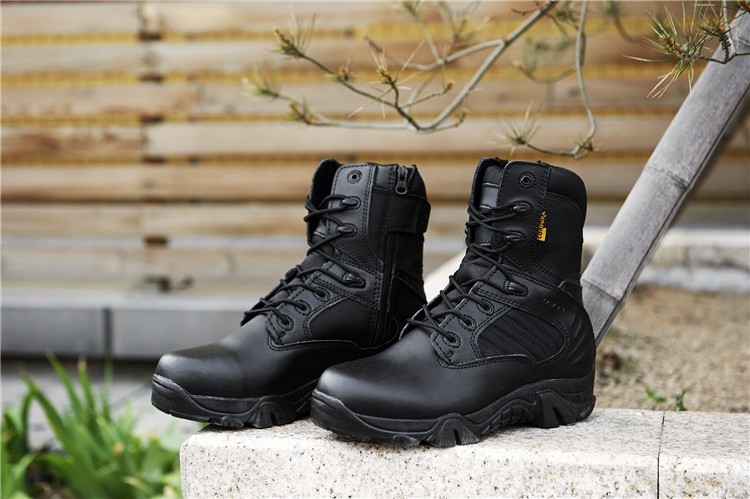 zapatos para hombre - Botas de Piel resistente Impermeable de Seguridad  2