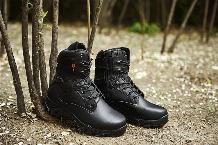 zapatos para hombre - Botas de Piel resistente Impermeable de Seguridad  3