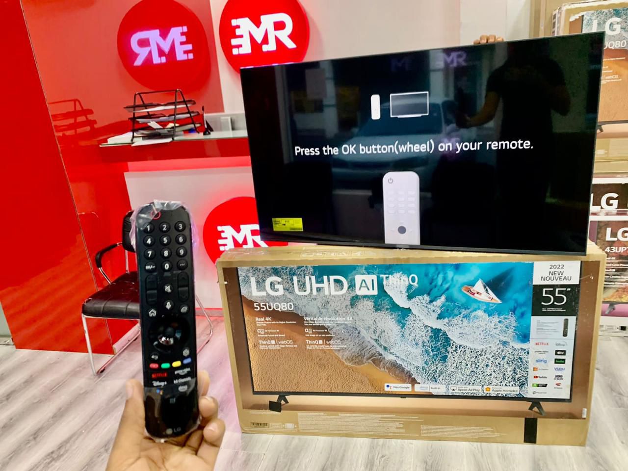 tv - LG UQ8000 55 PULG, 4K