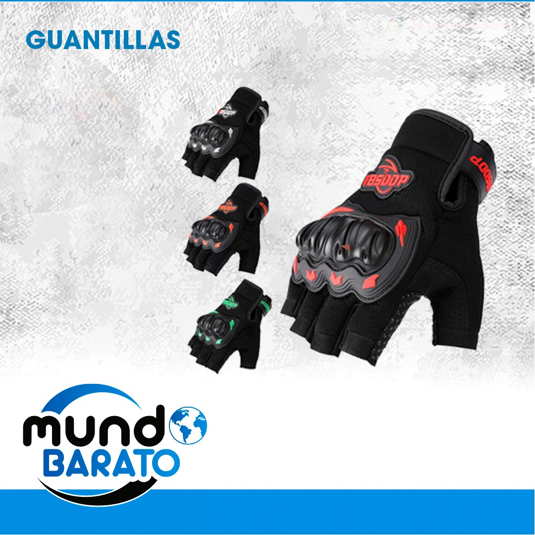 bicicletas y accesorios - Guantillas para Moto Motocross Bici Motor Guantes sin dedos BICICLETA motorizado