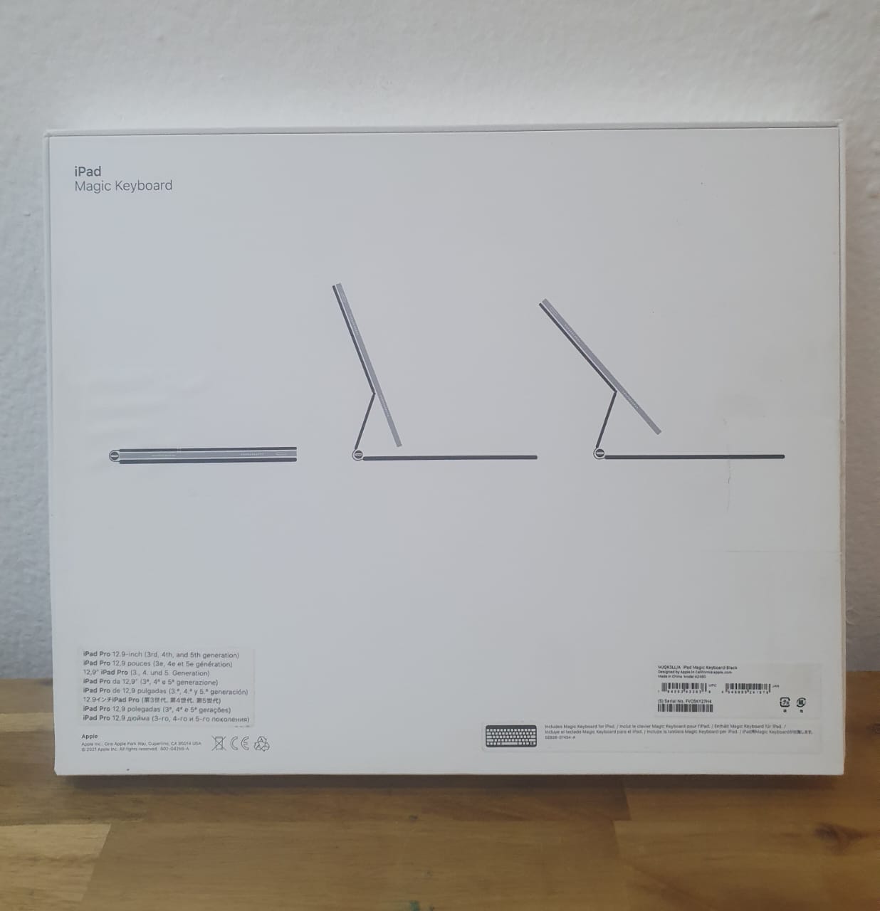 computadoras y laptops - Apple Magic Keyboard iPad Pro 12,9" (3ª Generación o posterior) negro, Nuevo. 3