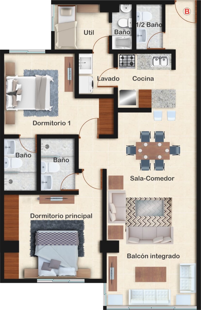 apartamentos - Apartamento  4