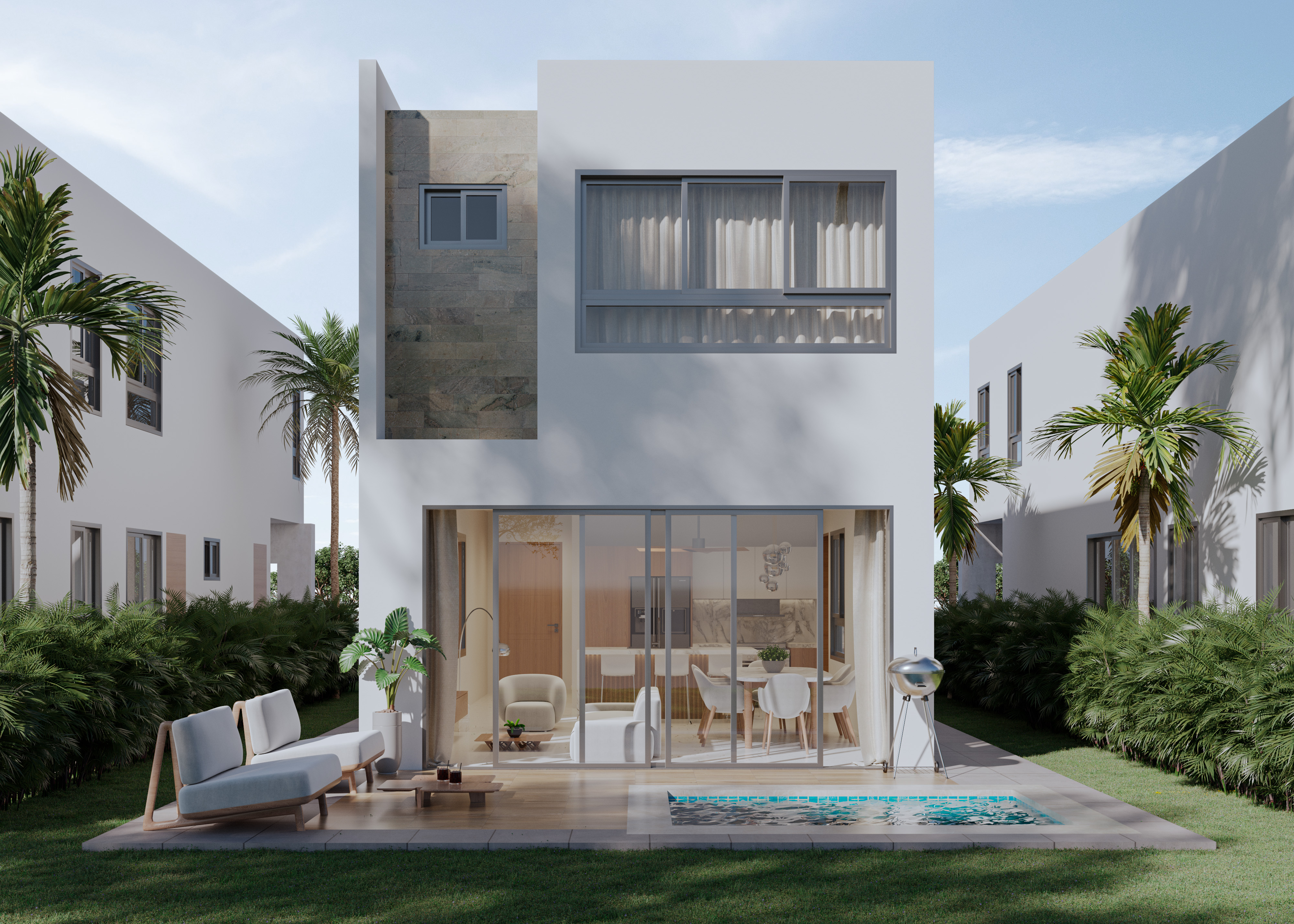 casas vacacionales y villas - Primaveral IV Venta de villas en Punta Cana