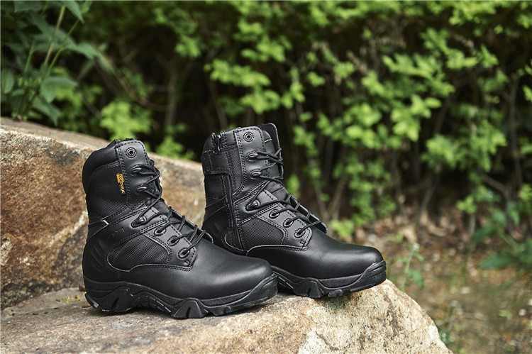 zapatos para hombre - Botas de Piel resistente Impermeable de Seguridad  4