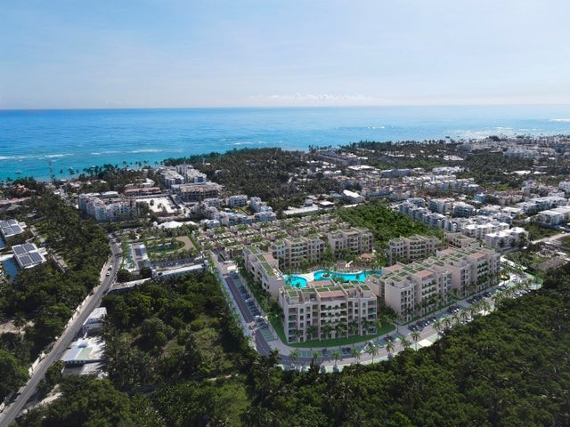 apartamentos - Proyecto en venta Punta Cana #23-1166 un dormitorio, parqueo cubierto, piscina.
