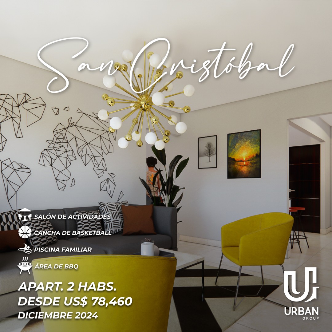 apartamentos - Apartamentos de 2 Habitaciones desde US$78,460 en San Cristobal 2