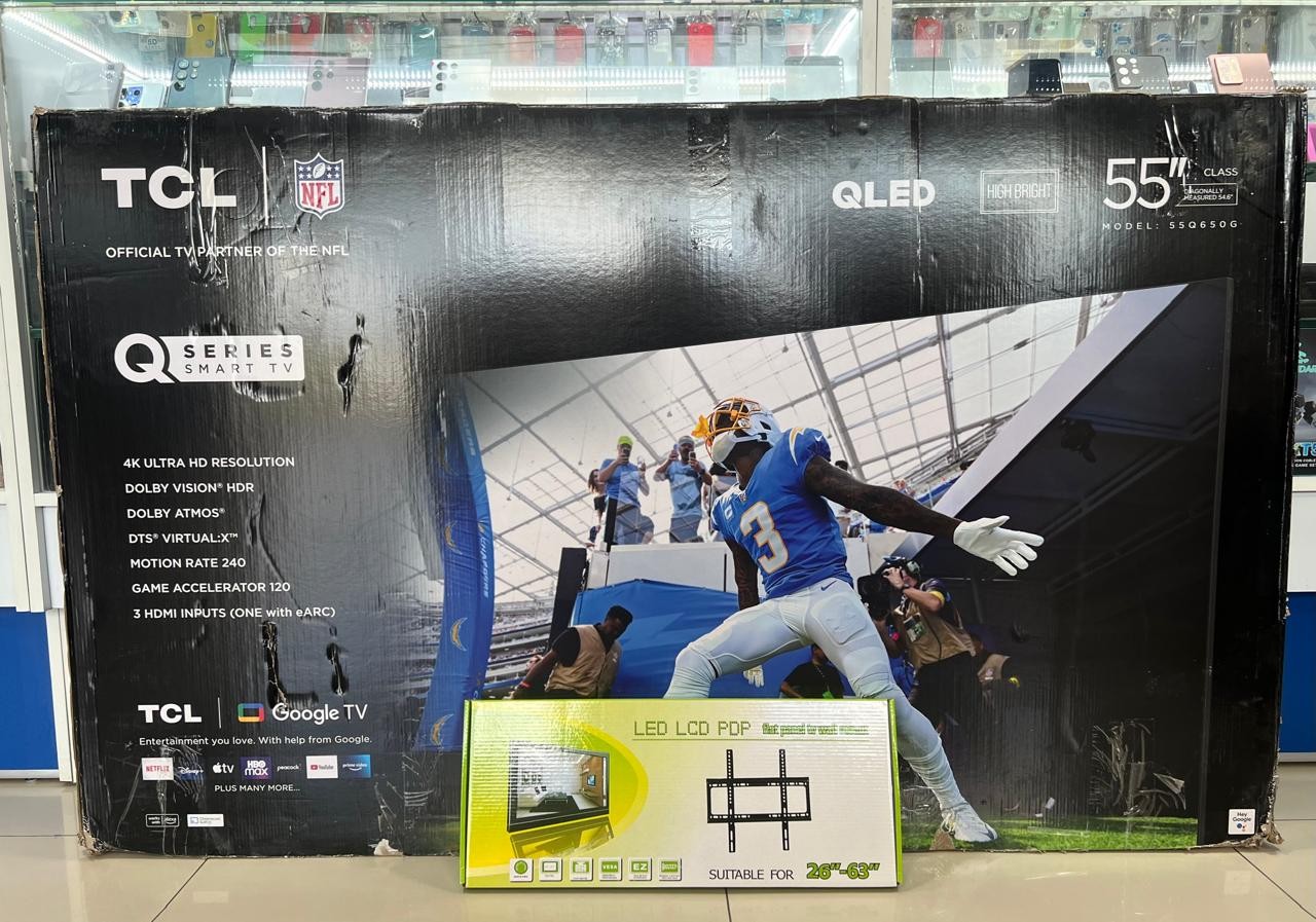 tv - TCL DE 55 PULGADAS QLED GOOGLE TV 2024 SMART TV
