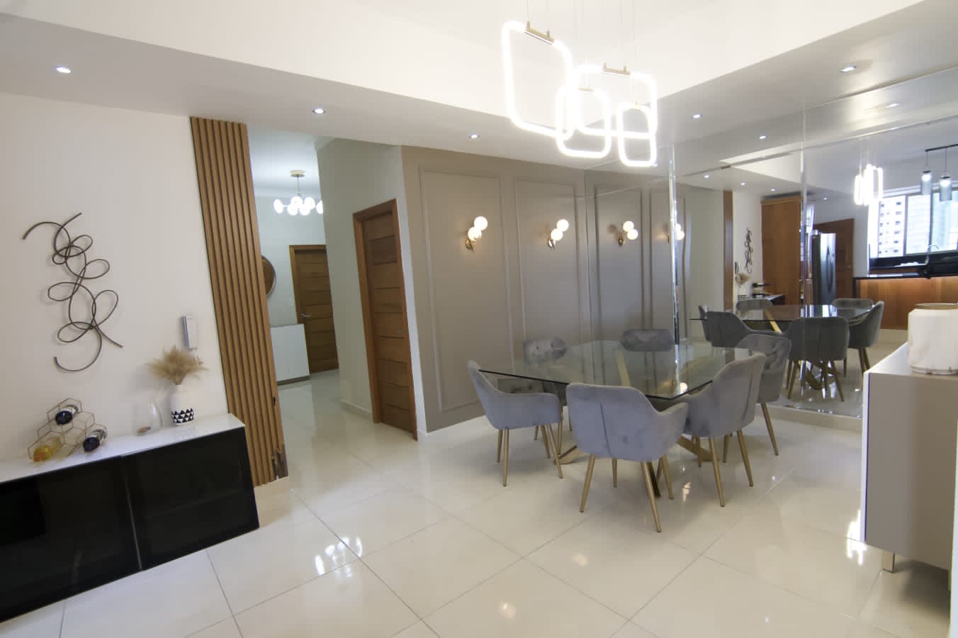 apartamentos - Venta de apartamento en torre de lujo en Alma Rosa primera Santo Domingo  4