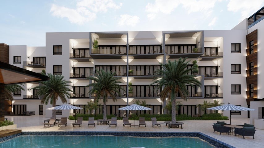 apartamentos - Proyecto en venta Punta Cana #23-1101 dos dormitorios, ascensor, seguridad.
 6