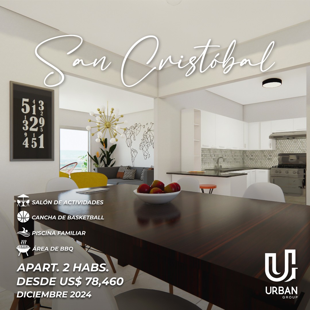 apartamentos - Apartamentos de 2 Habitaciones desde US$78,460 en San Cristobal 3