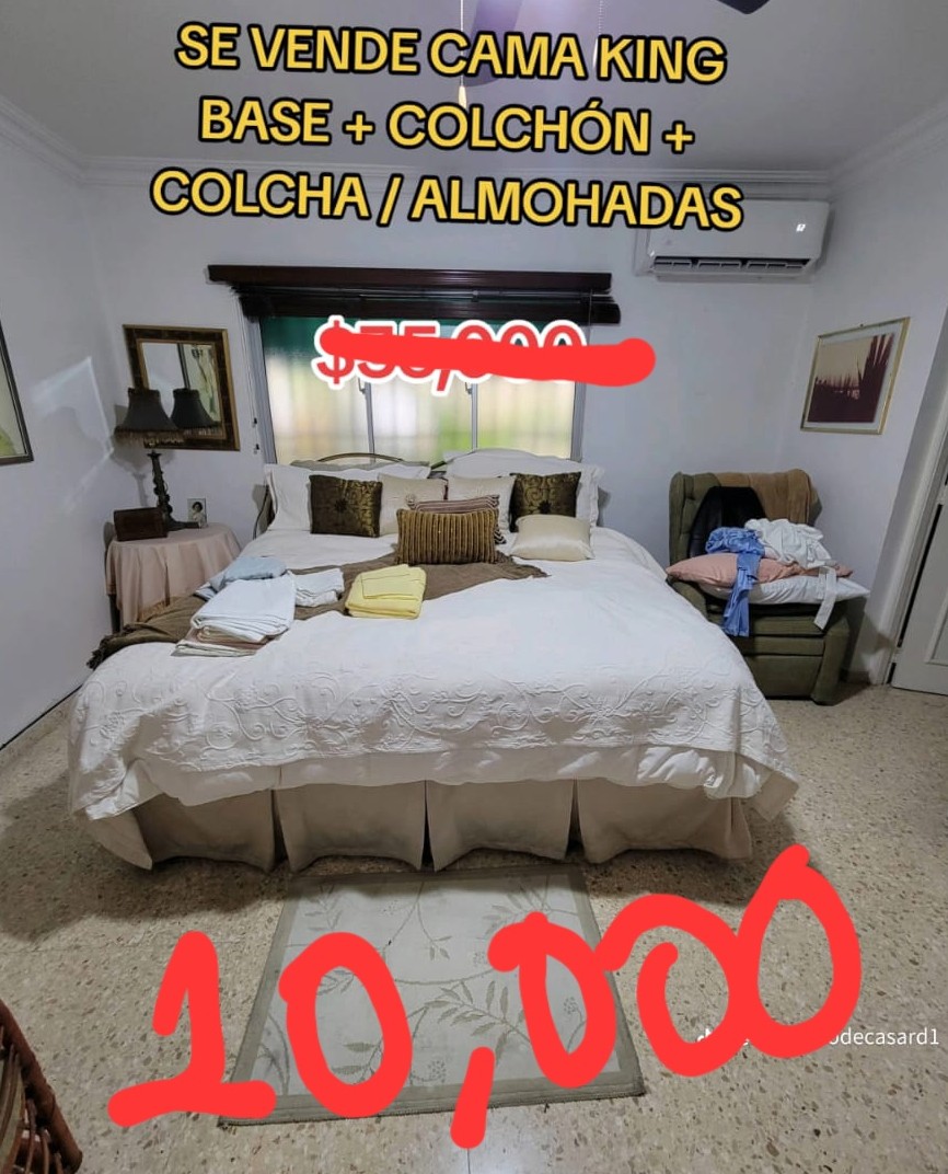 muebles y colchones - Base + Colchon + Almohadas