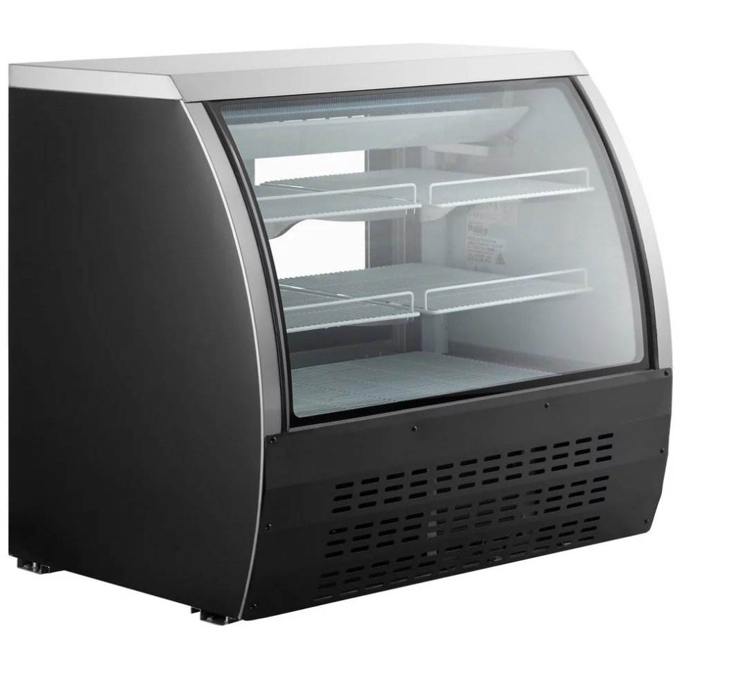 equipos profesionales - Freezer exhibidor de embutidos Deli-Case NUEVO cristal curvado  1