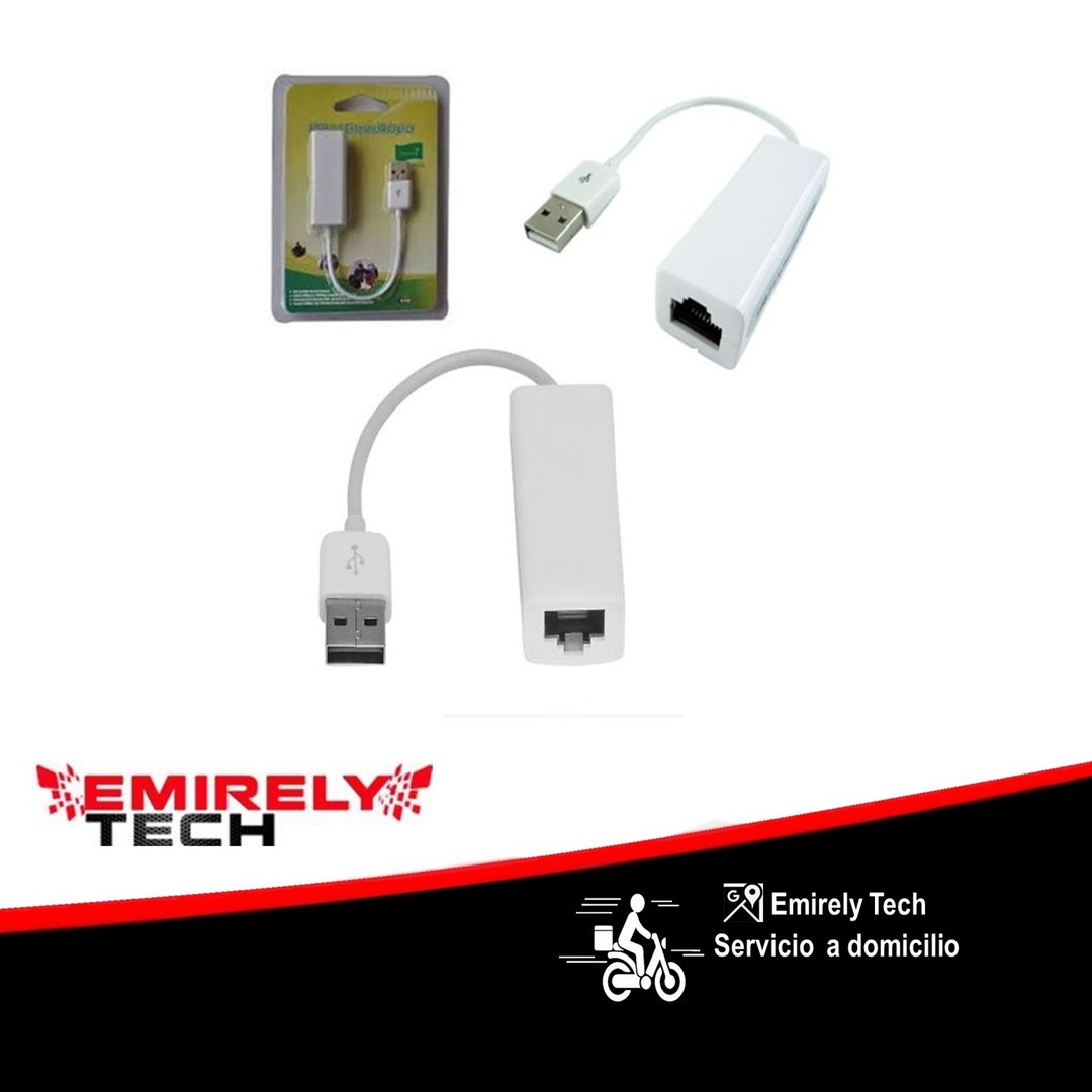 accesorios para electronica - Adaptador Convertidor Usb A Rj45 LAN 0