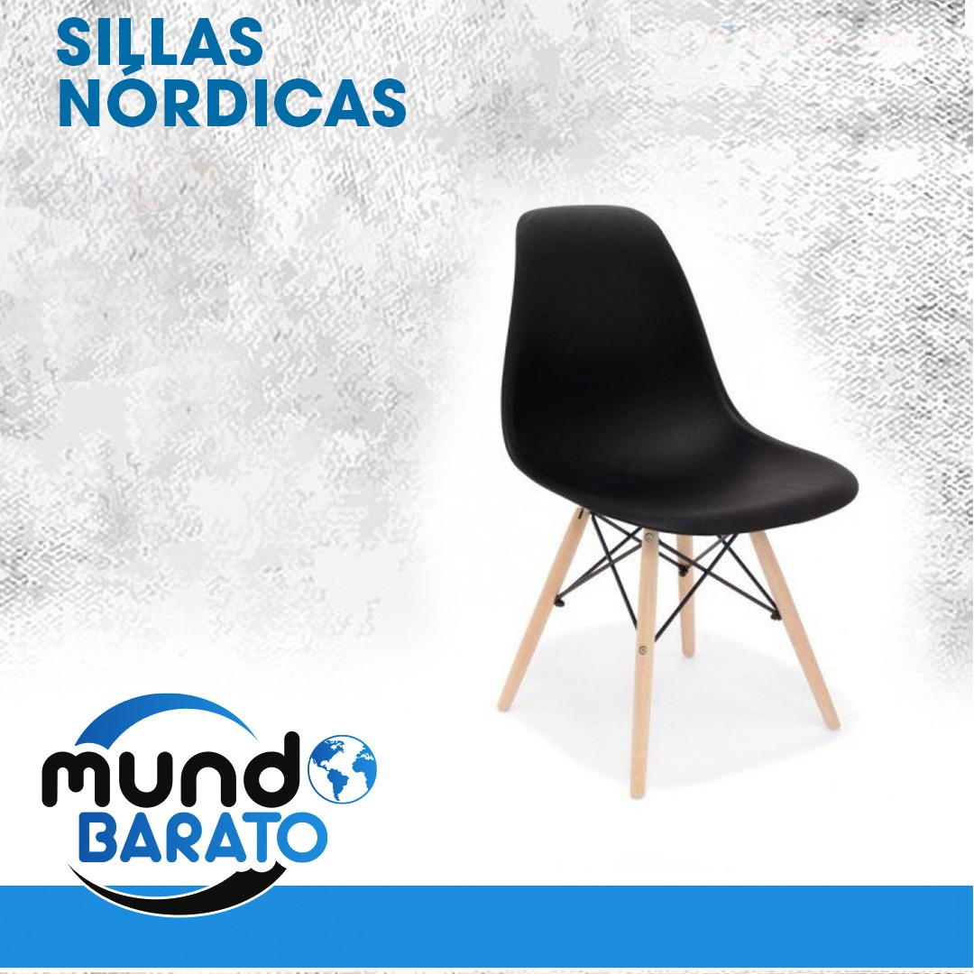 decoración y accesorios - Sillas nordicas, comedor oficina silla EAMES MODERNA 