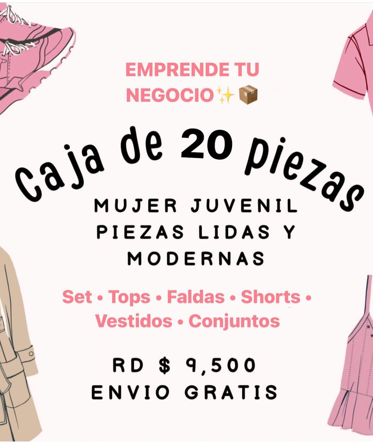 ropa para mujer - CAJA DE ROPA MUJER JUVENIL 