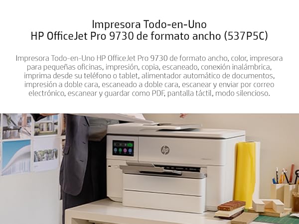 impresoras y scanners - MULTIFUNCION  HP OFFICEJET 9730 IMPRESION 11X 17 1