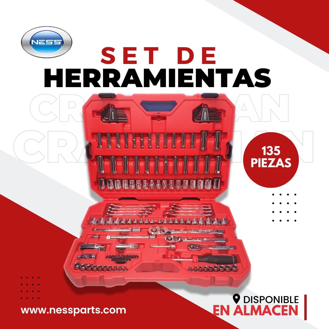 herramientas, jardines y exterior - SET DE HERRAMIENTAS CRAFTSMAN 135 PIEZAS  4