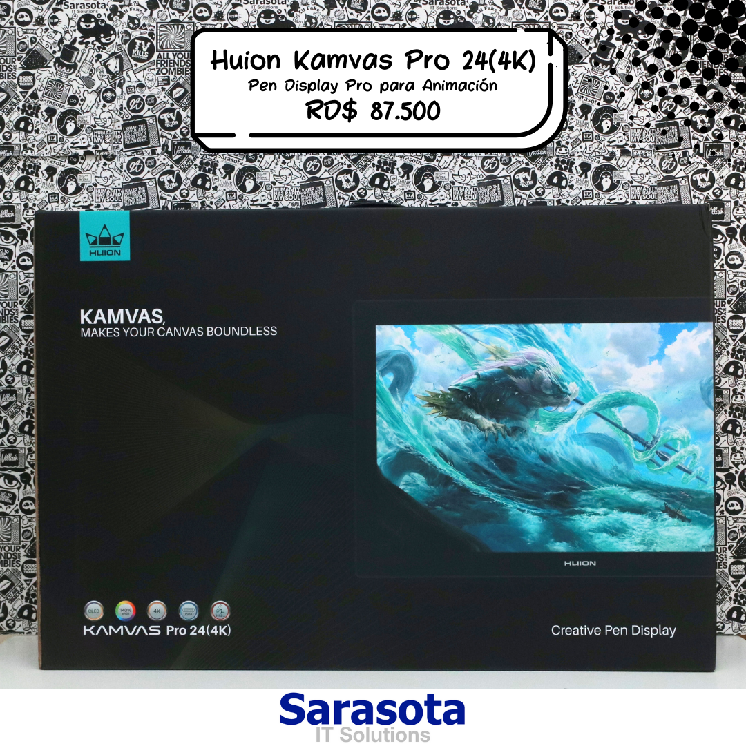 otros electronicos - Huion Kamvas 24 Pro, Pen Display 24 4k