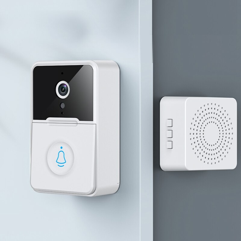 camaras y audio - Timbre inteligente con cámara wifi para puertas recargable 1