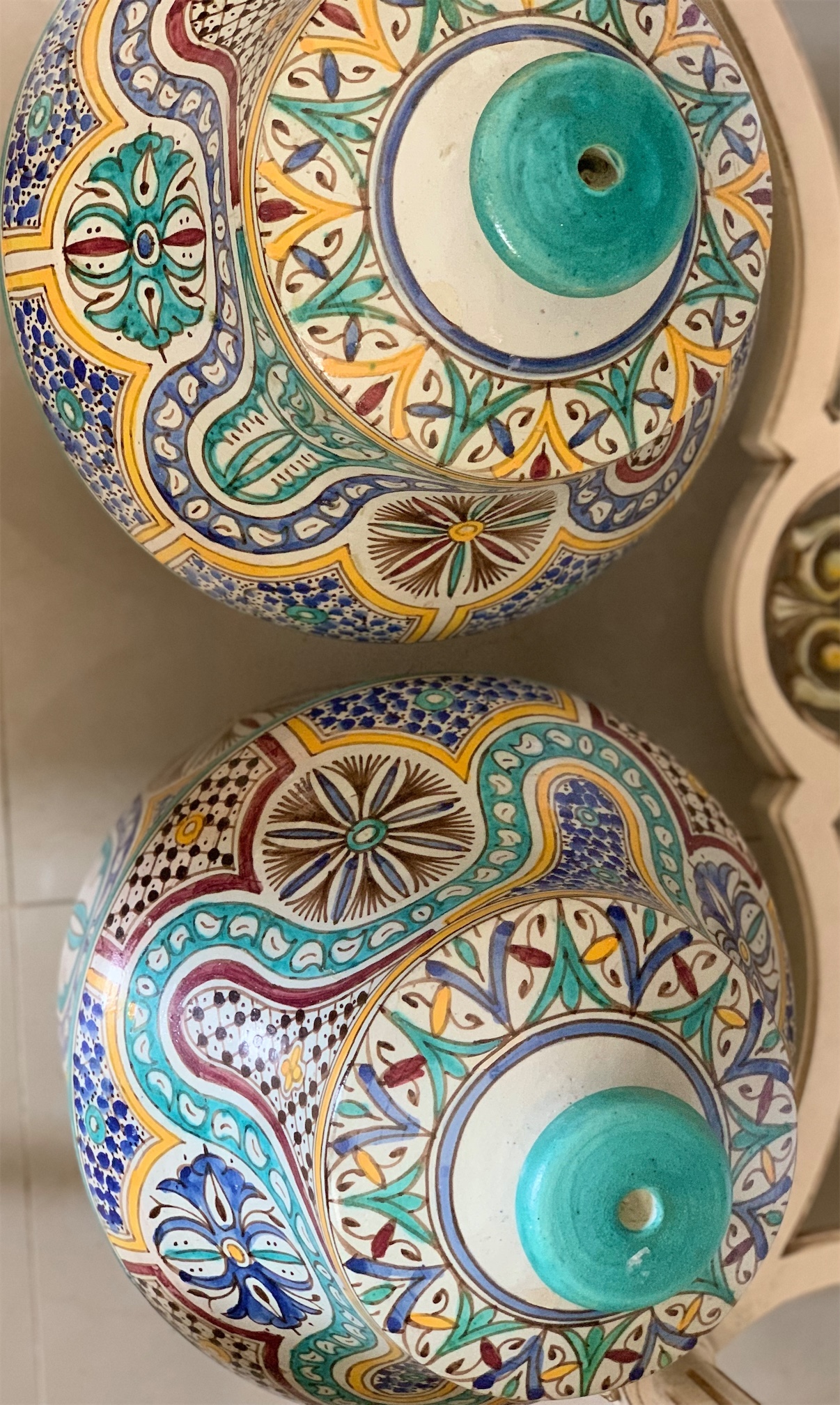 decoración y accesorios - Dos jarrones marroquíes con tapas(Jobbana)