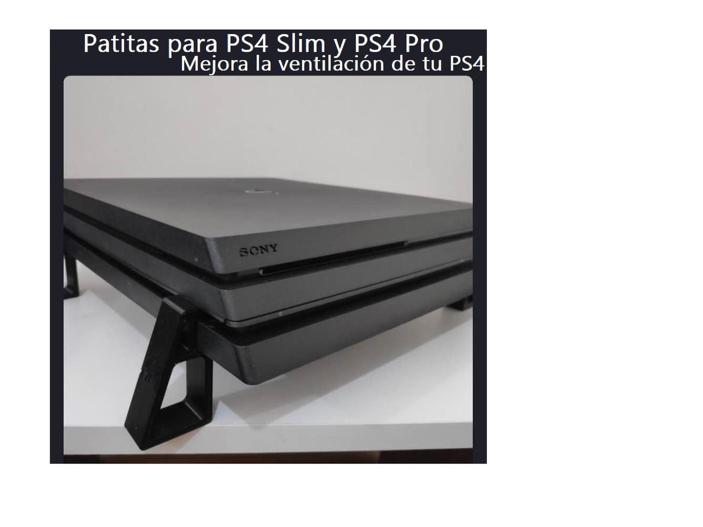 consolas y videojuegos - Vendo patas para PS4 Slim y Pro