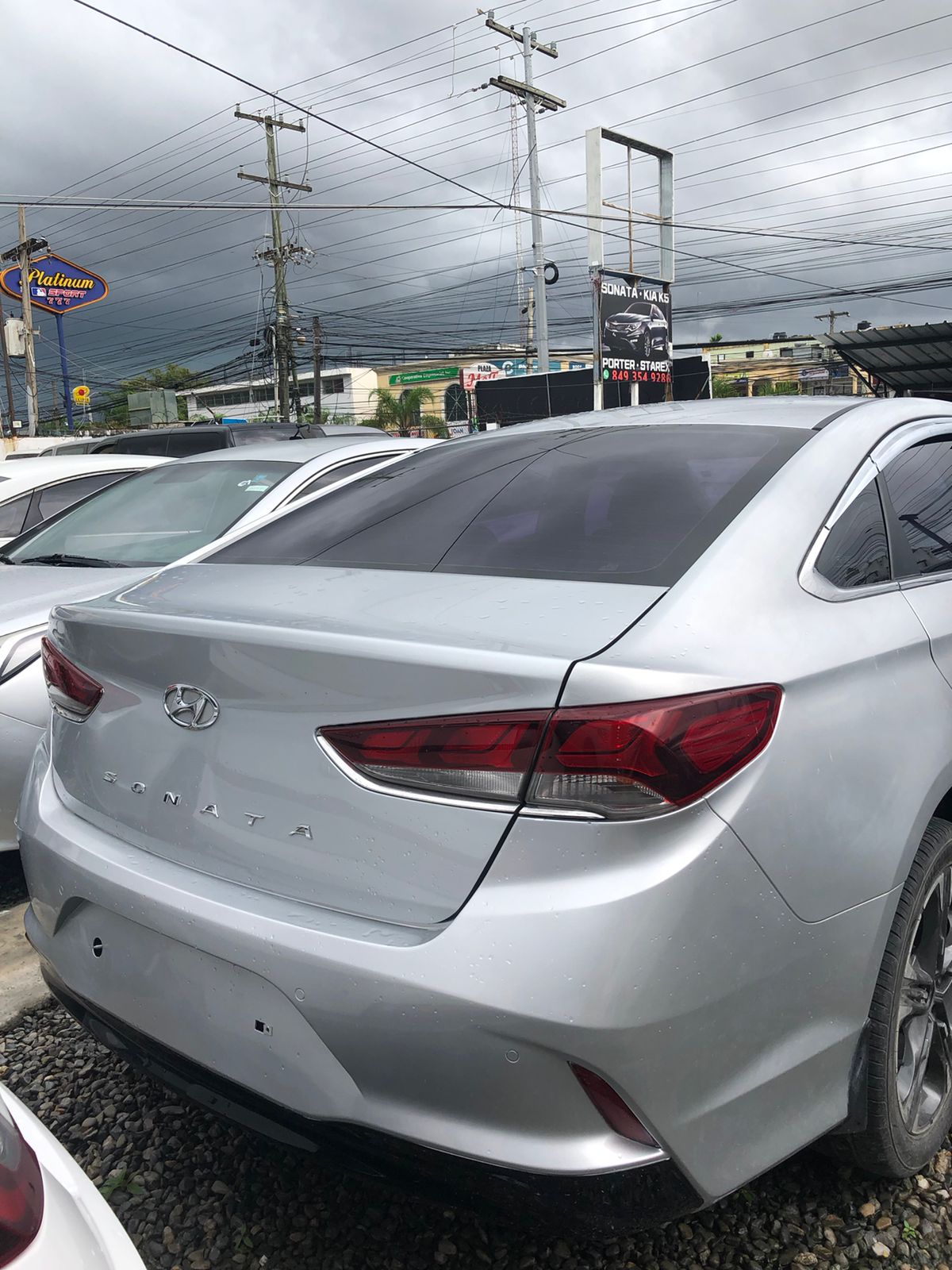 carros - HYUNDAI SONATA NEW RISE 2018 GRIS 3