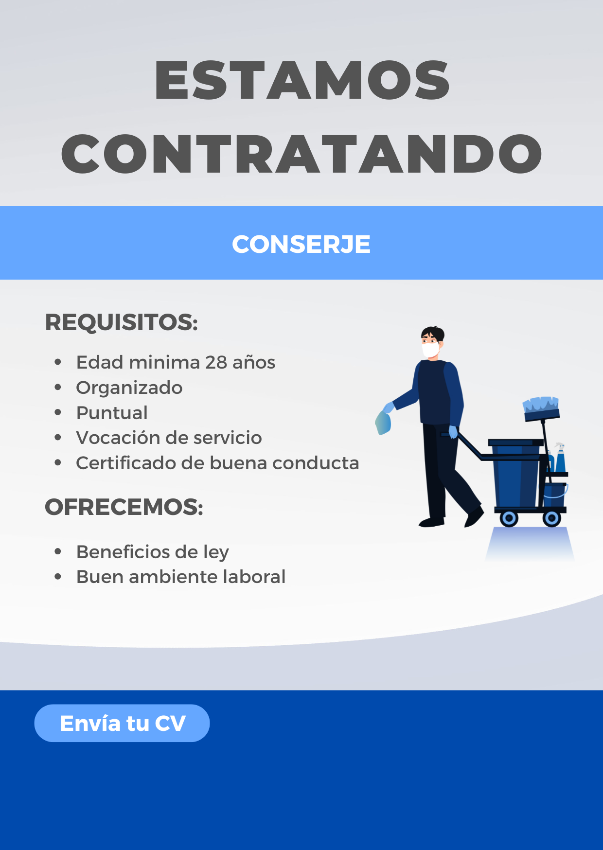 empleos disponibles - Conserje Residencial 1