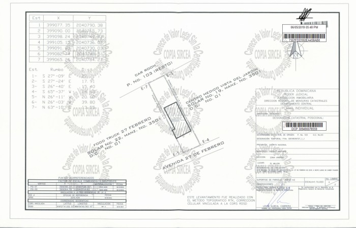 solares y terrenos - Terreno en Venta En la 27 de febrero en el Millón, apto para edificio.