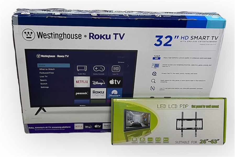 tv - Smart TV Westinghouse, PG, Philips Toshiba 32 a 55 Pulgadas 4K Ultra HD con Base 1
