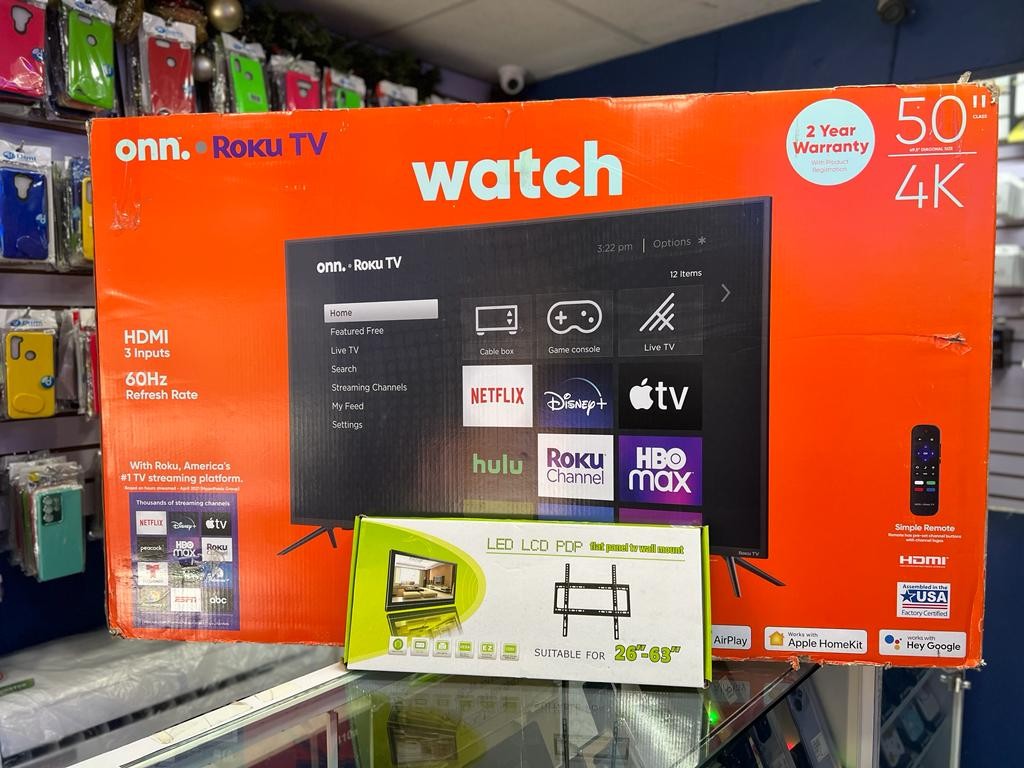 tv - TELEVISOR ONN 50 PULGADAS ROKU TV NUEVAS