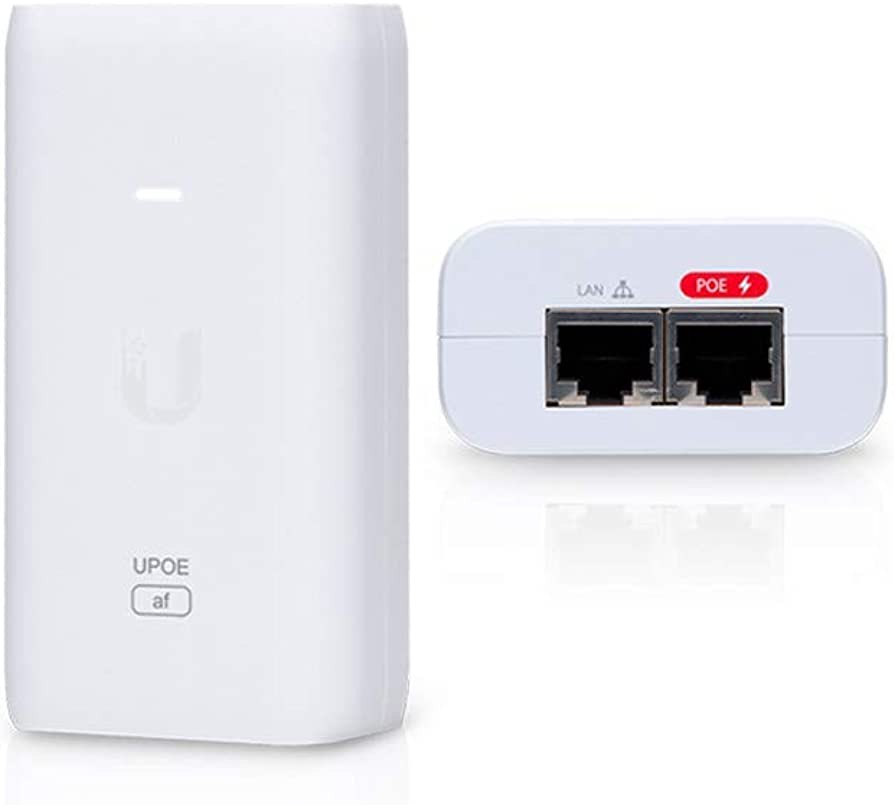 computadoras y laptops - UBIQUITI U-POE-AF POWER OVER ETHERNET INJECTOR - 110 V AC, 220 V AC INPUT - 48 V 1