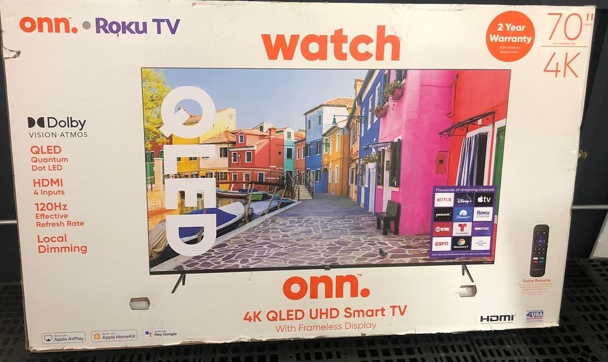 tv - ONN QLED DE 70 PULGADAS
