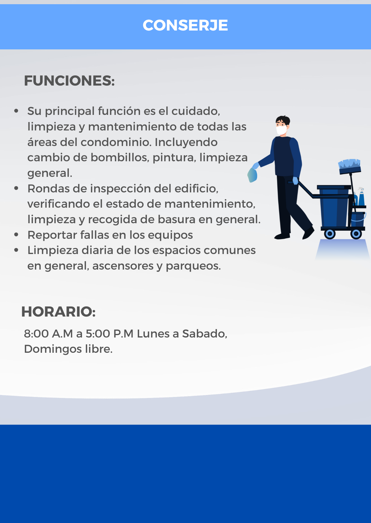 empleos disponibles - Conserje Residencial 2