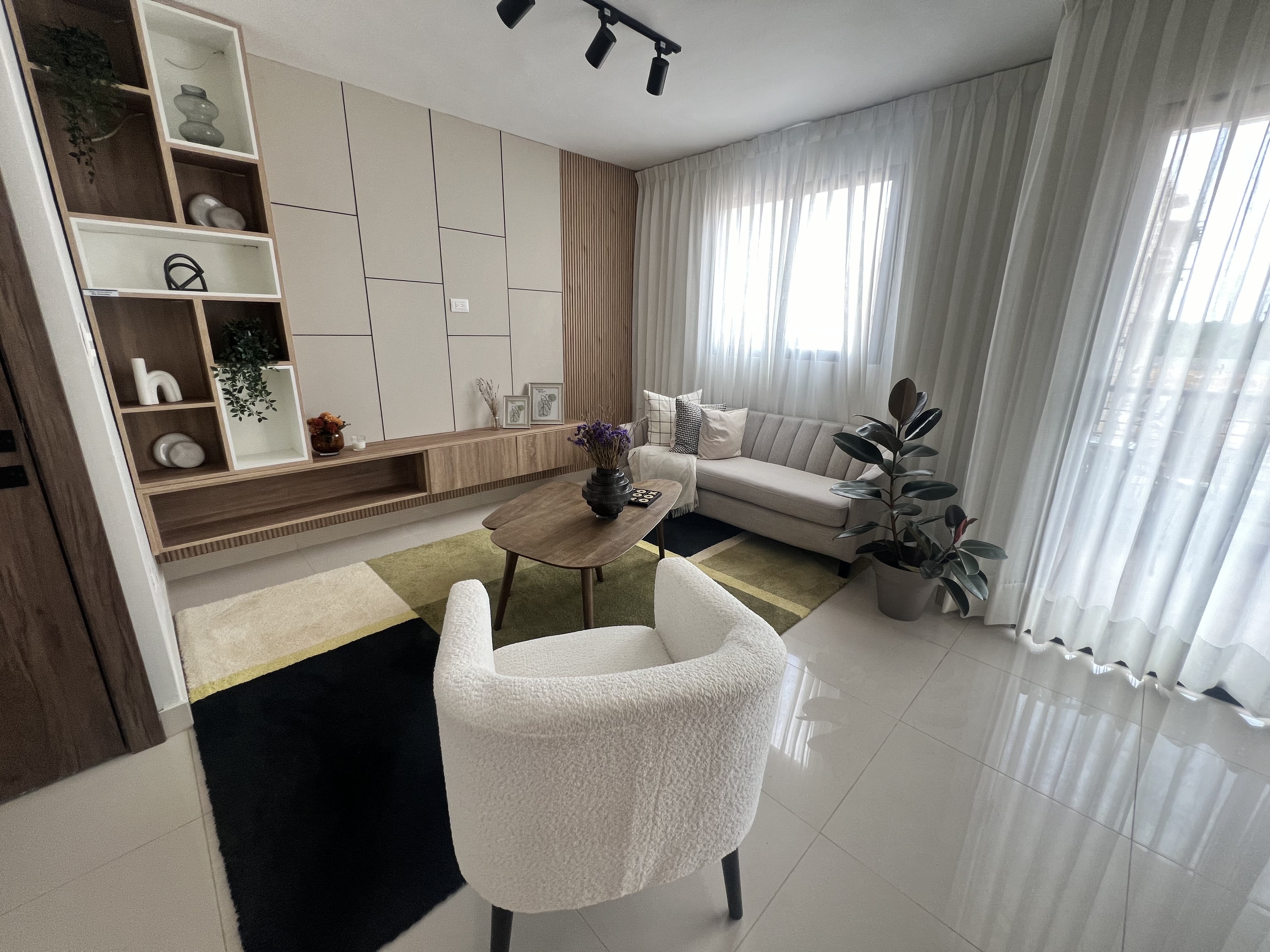 apartamentos - venta de apartamento amplio con bono primera vivienda ciudad Juan Bosh  3