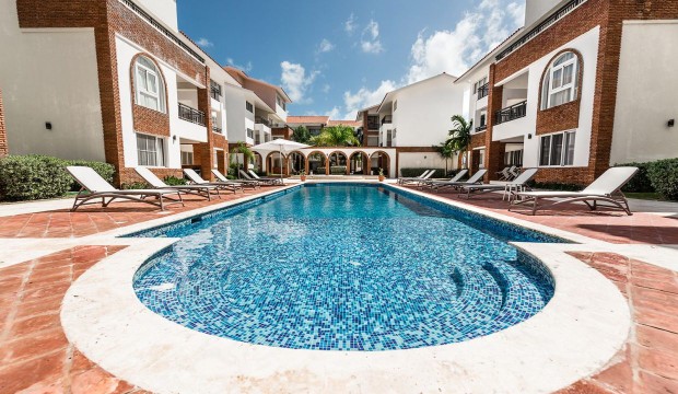 casas vacacionales y villas - Apartamentos en Venta en "CORAL VILLAGE" Bávaro, Punta Cana. (Piscina y Playa) 1