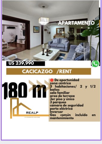 apartamentos - Hermoso  a partamento 3h 0