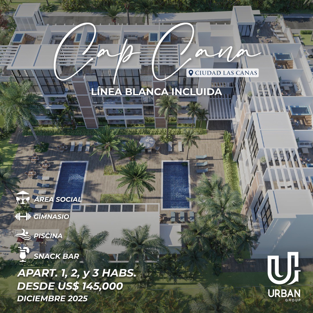 apartamentos - Apartamentos de 1, 2 y 3 Habitaciones desde US$145,000 en Cap Cana Linea Blanca  3