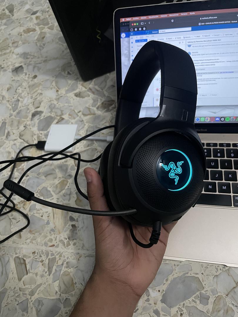 consolas y videojuegos - Aduifonos Gaming (Razer Kraken V3 X) 4