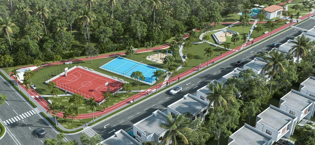 casas - Proyecto en venta Punta Cana  #24-1261 dos dormitorios, parqueo, BBQ.
 9