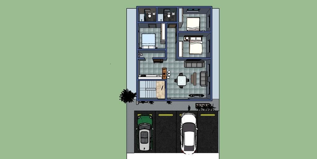apartamentos - Apartamento nuevo en Carretera Hato Nuevo Los Alcarrizos,3 hab. precio 3,250,000