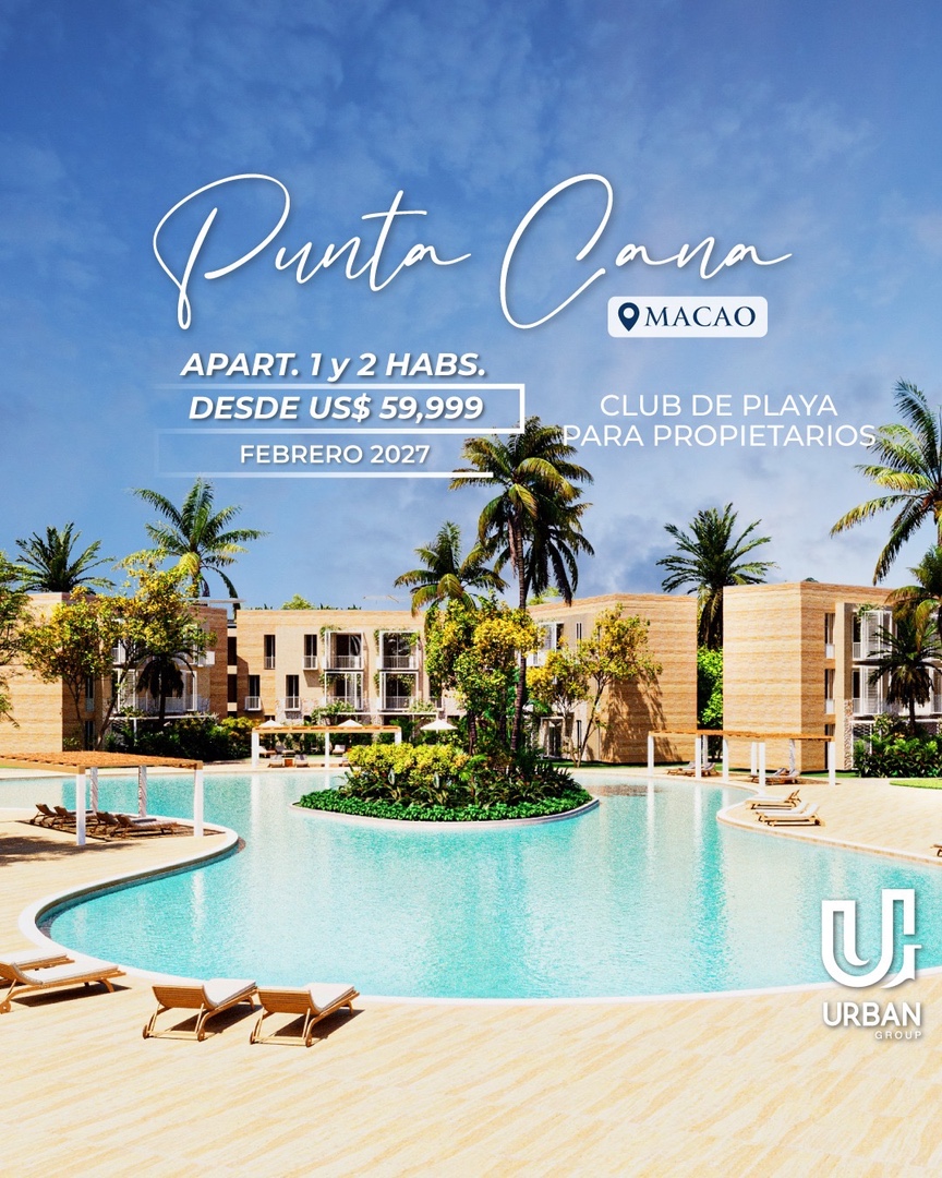 apartamentos - Proyecto de apartamentos en planos / Club de Playa incluido -Punta Cana/Macao  1
