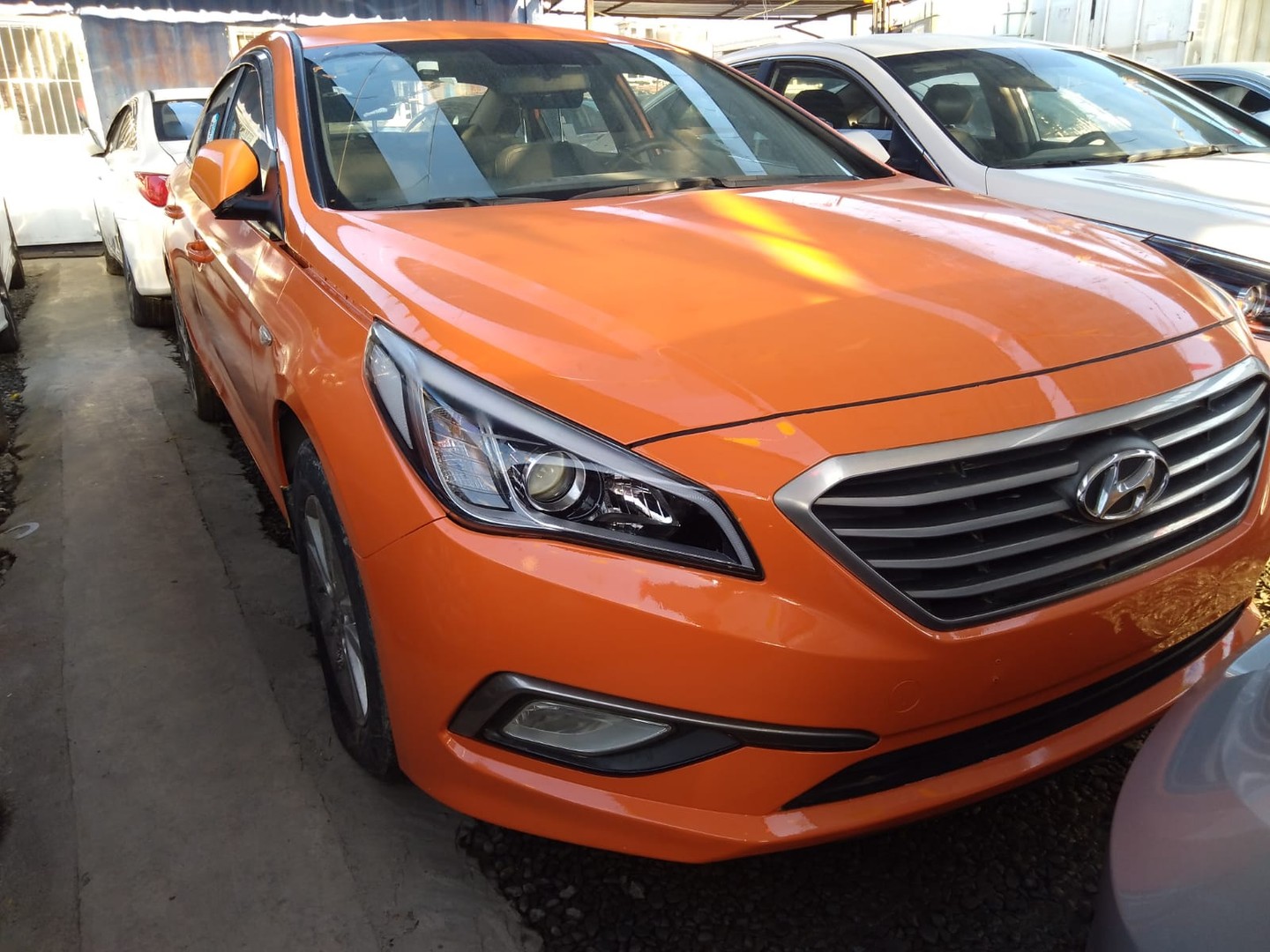 carros - HYUNDAI SONATA LF 2017  NARANJA 