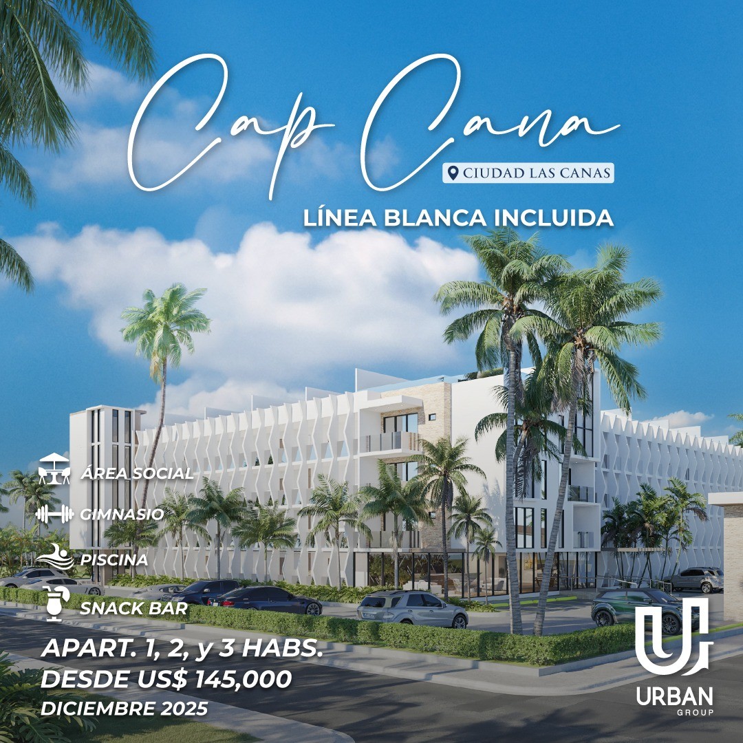 apartamentos - Apartamentos de 1, 2 y 3 Habitaciones desde US$145,000 en Cap Cana Linea Blanca 