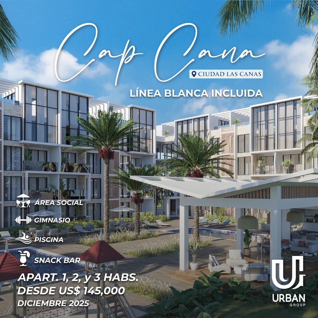 apartamentos - Apartamentos de 1, 2 y 3 Habitaciones desde US$145,000 en Cap Cana Linea Blanca  1