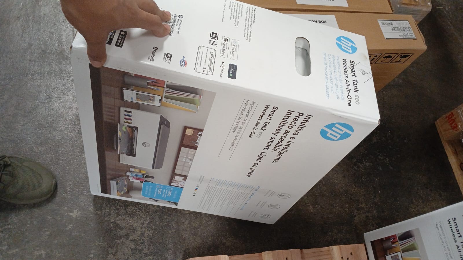 computadoras y laptops - Impresora Multifuncional Hp smart tank 580w  1