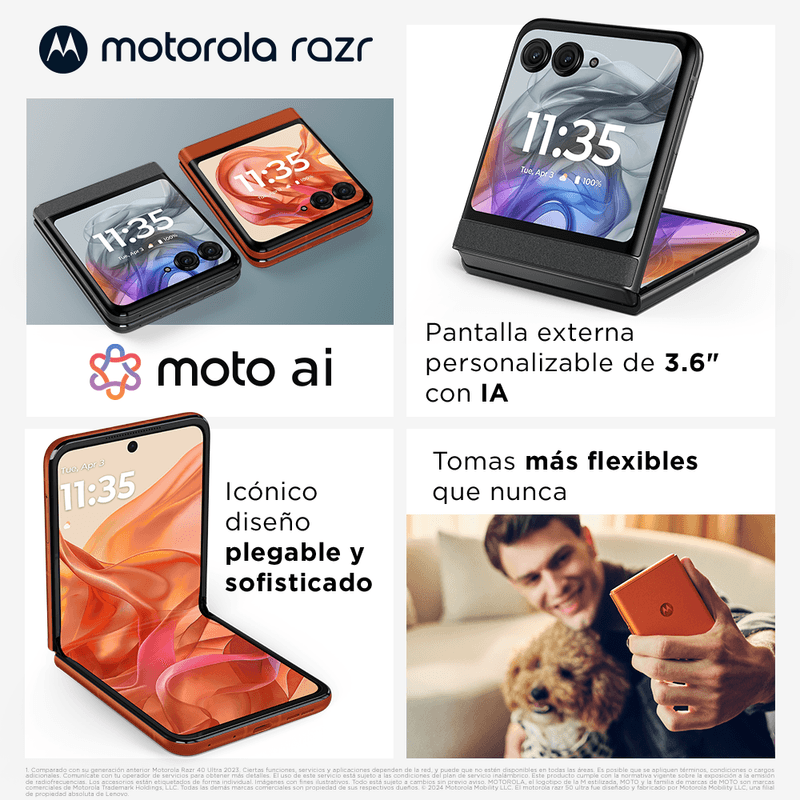 celulares y tabletas - Moto RAZR 50 y 50 Ultra - 512GB